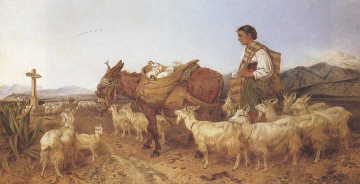 Richard ansdell,R.A. Going to Market (mk37)